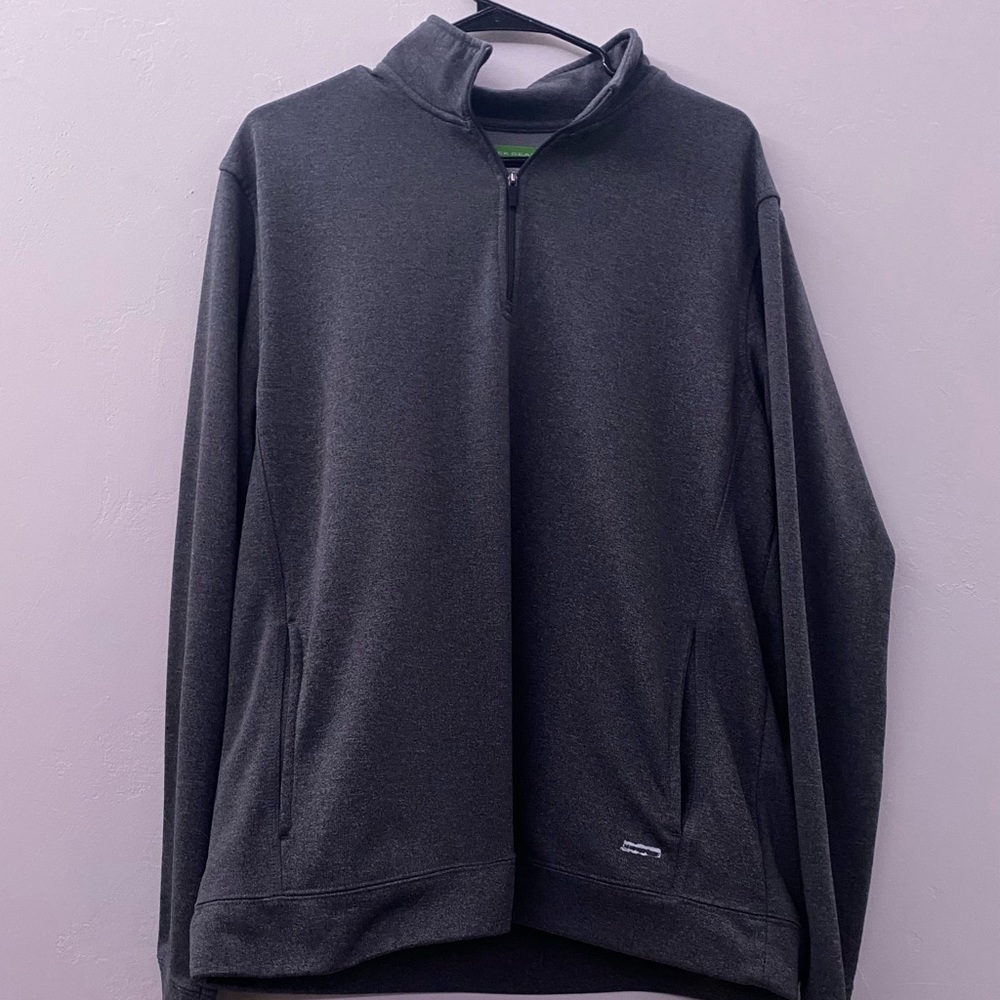 Tek Gear Gray Turtleneck Thermal Base Layer; L